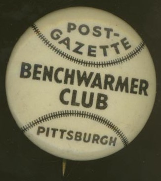 Post-Gazette Benchwarmer Club Pittsburgh Pin